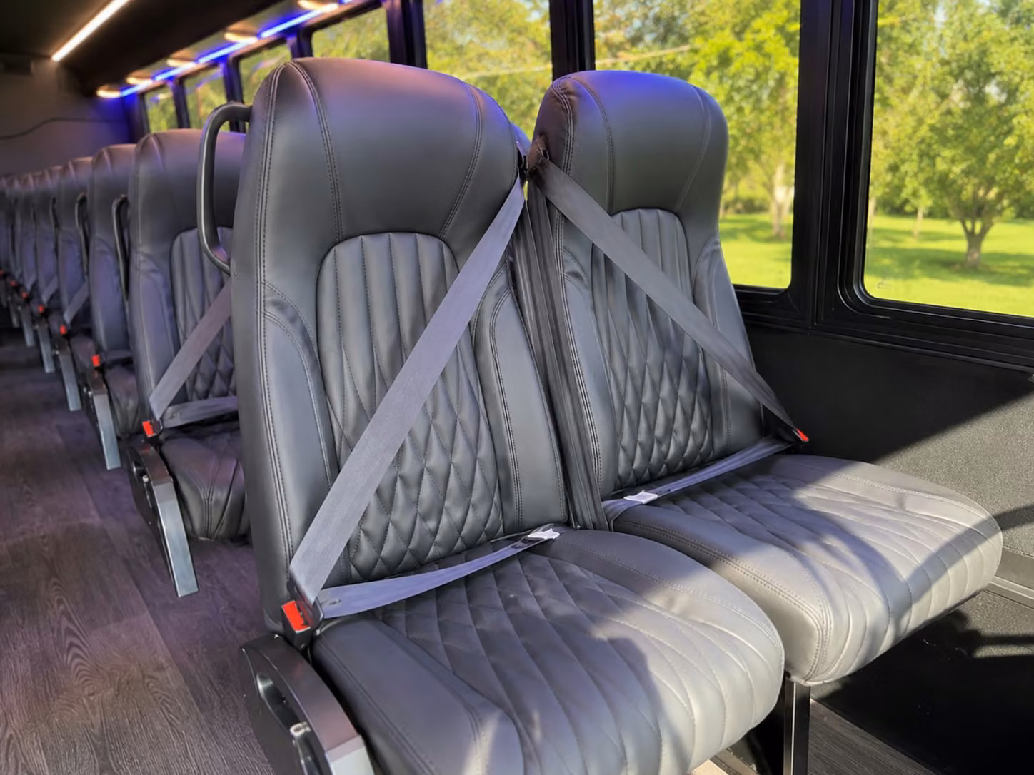 20 passenger minibus interior