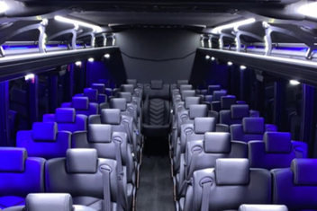 South Gate Charter Bus Interior