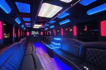 South Gate Limousine Bus Interior